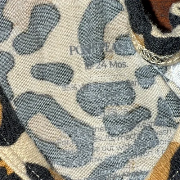 Posh peanut cheetah print romper - Picture 2 of 3